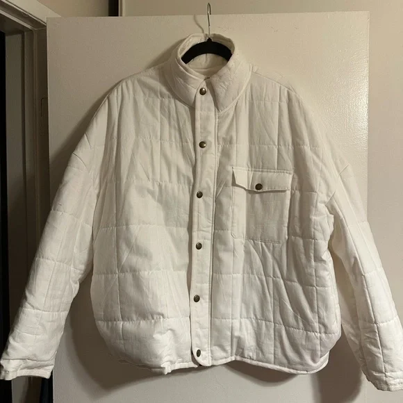 Women's white Quilted Jacket - XL - Picture 4 of 4